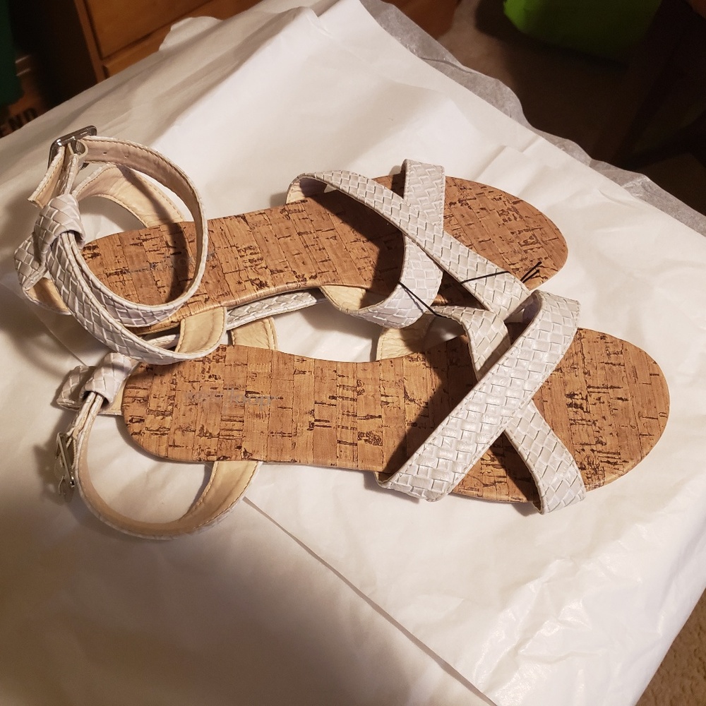 NWT Sandals - WHITE